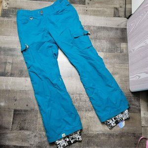 Roxy snowboard pants dark Teal size medium